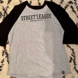 Street league skateboarding raglan